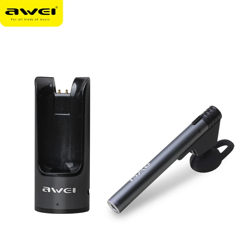 

AWEI A835BL Wireless Bluetooth Earphone Portable Earphones Bluetooth Headset Hands-free Earbud with mic case in Car for Phone