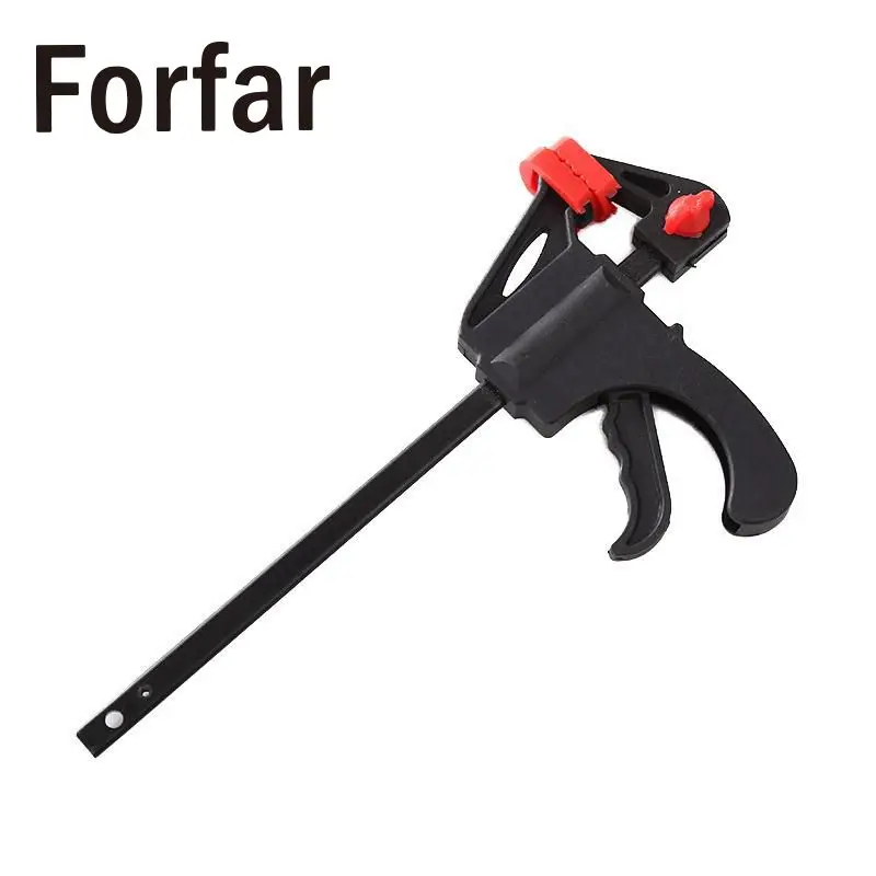 

Forfar new and hot 4 inch F Woodworking Clamp Clamping Device Adjustable DIY Carpentry Gadgets Tool Multi Purpose