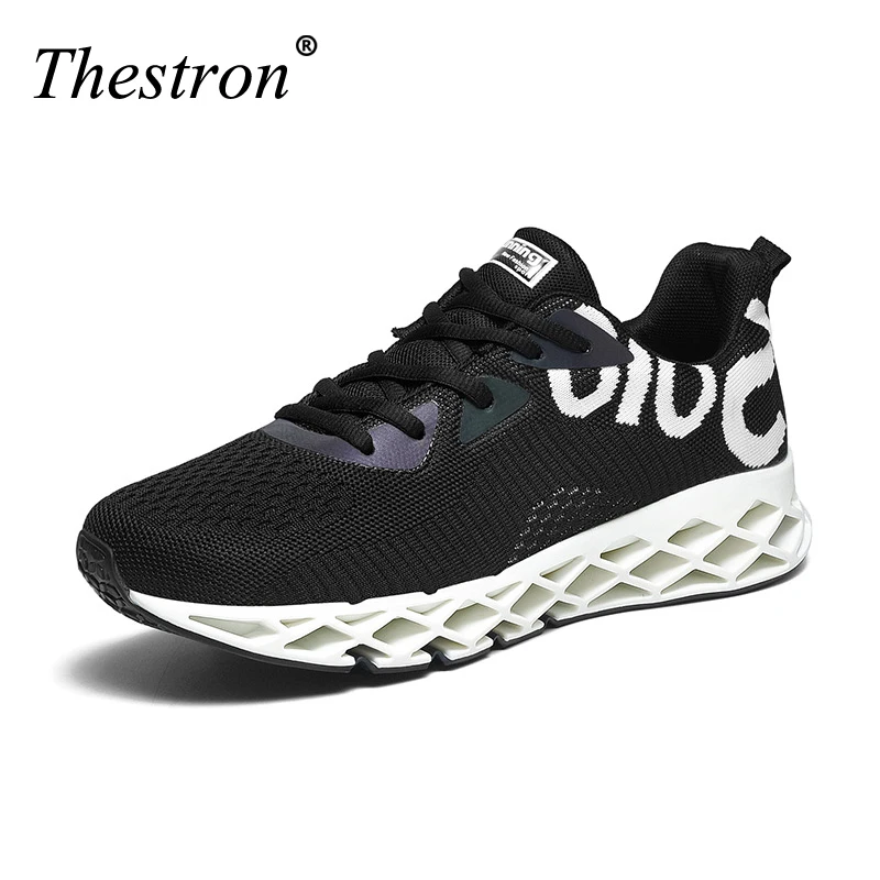 

Thestron 2019 New Air Mesh Running Shoes for Men Sneakers Outdoor Breathable Comfortable Athletic Flat Shoes Women Sports Shoes