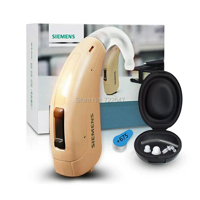 

Siemens Super Power Fun SP BTE Hearing Aid Ear aids 6 Channels Digital Powerful Sound Amplifiers for Severe Profound loss Device