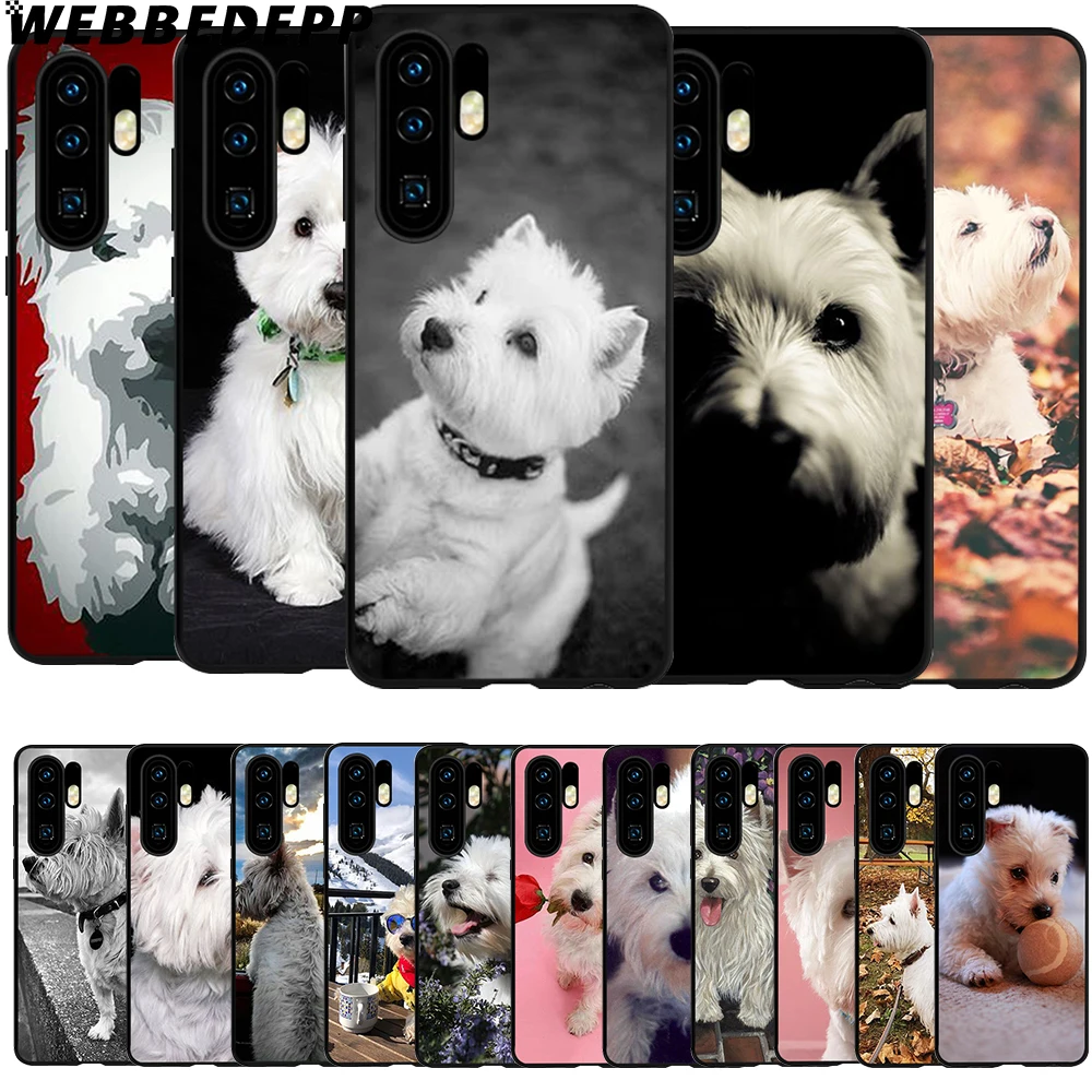 Мягкий чехол из ТПУ WEBBEDEPP Westie Terrier Dog Puppy для Huawei P8 P9 P10 P20 P30 Lite Pro P Smart 2019|Бамперы| |