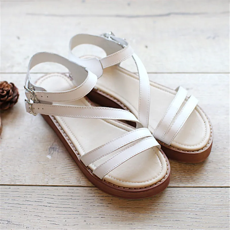 Big size,2016 new Genuine Leather pure handmade Leisure simple literature and art Sandals,retro art mori girl shoes,3 colors Big size,2016 new Genuine Leather pure handmade Leisure simple literature and art Sandals,retro art mori girl shoes,3 colors