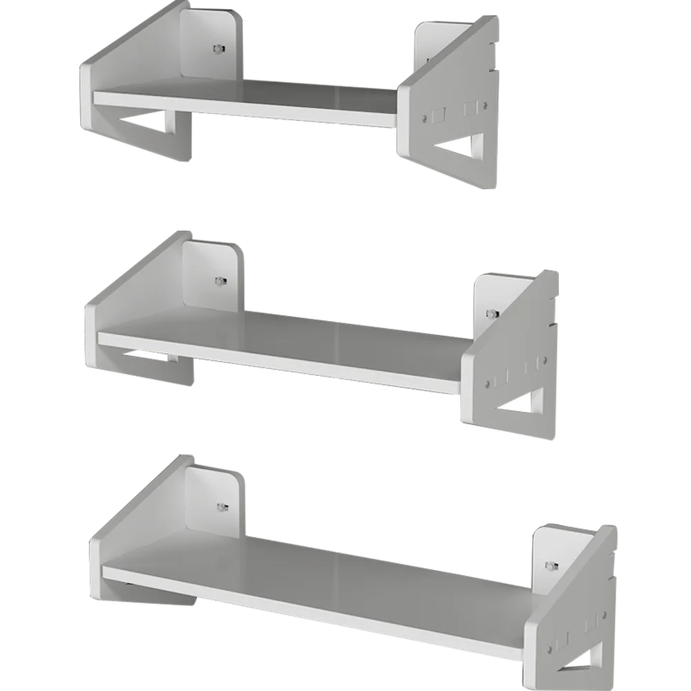  Creative toilet bathroom wall shelf perforation-free bedroom living room wall hanging one-word part - 32965130296