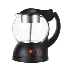 Электрический чайник, плита для нагрева воды, многофункциональный стеклянный чайник для здоровья, чайник, кофейник, молочный котел, Чайник Пуэр, 1л