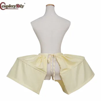 

CosplayDiy Rococo Dress Crinoline Petticoat Flower Girl Women Medieval Victorian Dress Underskirt Cosplay Accessories Yellow