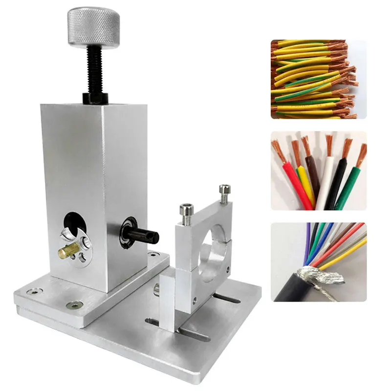 

Hand Control Wire Stripping Machine and Cable Crimping Machine for Metal Wire Scrap Cable Stripper Cutting Stripping Drill Stand