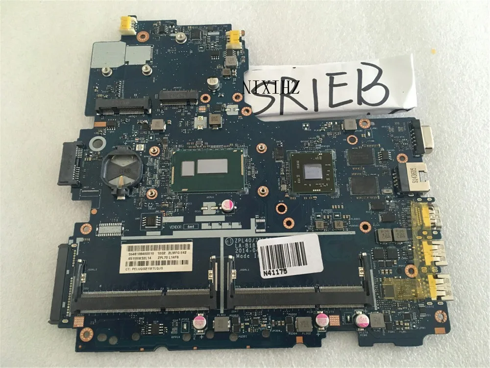 Yourui для HP 470 G2 материнская плата портативного компьютера с I7-4510U Процессор LA-B181P