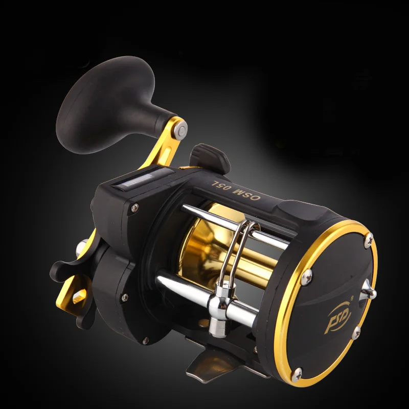 

High Speed Ratio Fishing Reel 6:1 Rocker Arm Metal Sea Fishing Wheel 10kg Specification Outer Diameter 6.8cm