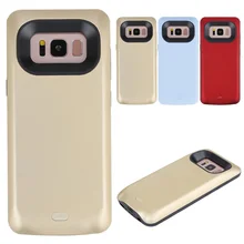 Чехол для зарядного устройства для Samsung Galaxy S8 5500 мАч, чехол для внешнего резервного аккумулятора, стильный чехол для зарядки