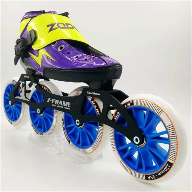 Buy Worth Carbon Fiber Fiberglass Speed Inline Skates Purple Kid's Adult