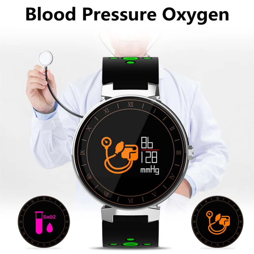 Beseneur L8 Smart Band Спорт браслет Фитнес крови Давление монитор сердечного ритма