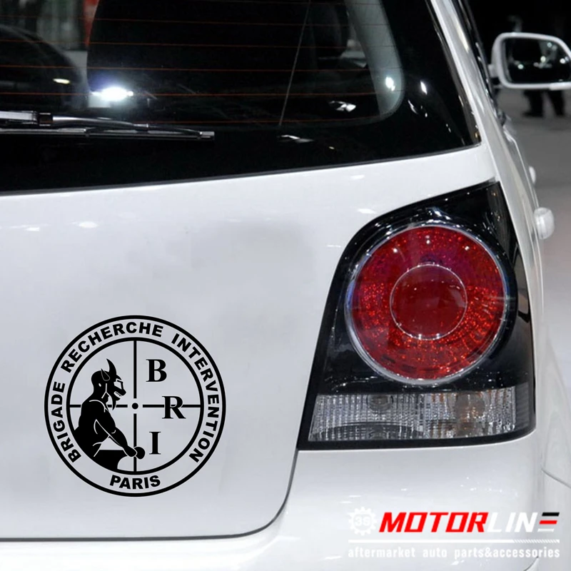 

BRI Research and Intervention Brigade Police French Car Vinyl Decal Sticker pick size color die cut no bkgrd