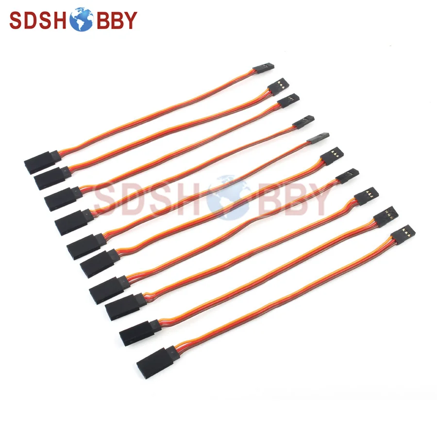 10 шт. * 22 #/22AWG сверхмощный сервоудлинитель плоский кабель 150 мм|servo extension|servo extension