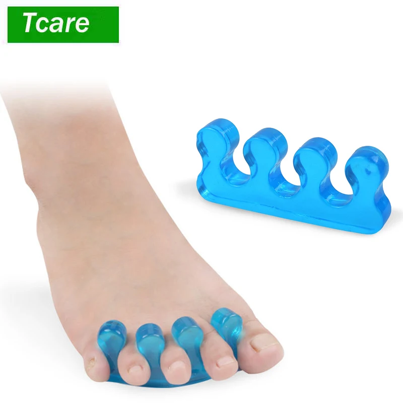 1Pair Gel Toe Separators Toes Straightener Spacers Bunion Pain Relief