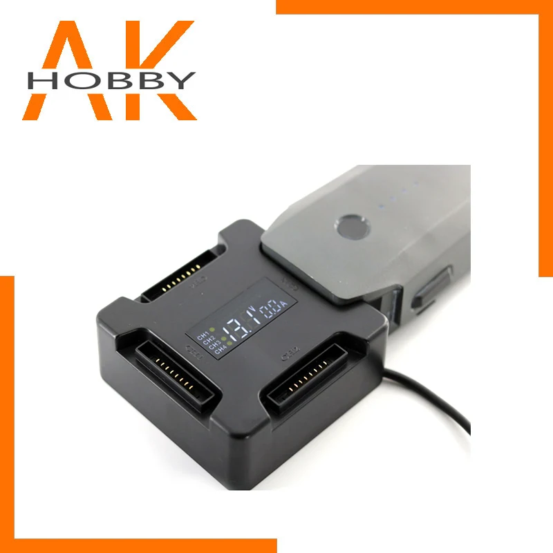 

4 In 1 Smart Multi Battery Intelligent Charging Charger Hub With Indicator LCD Display for DJI Mavic Pro/Platinum Version