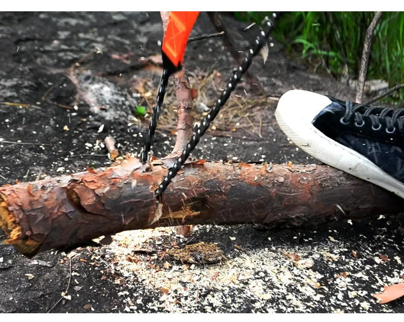 Уличный инструмент EDC аварийный набор для выживания Карманная цепная пила для дома Садоводство ручная цепная пила ручные пилы 65 см Кемпинг