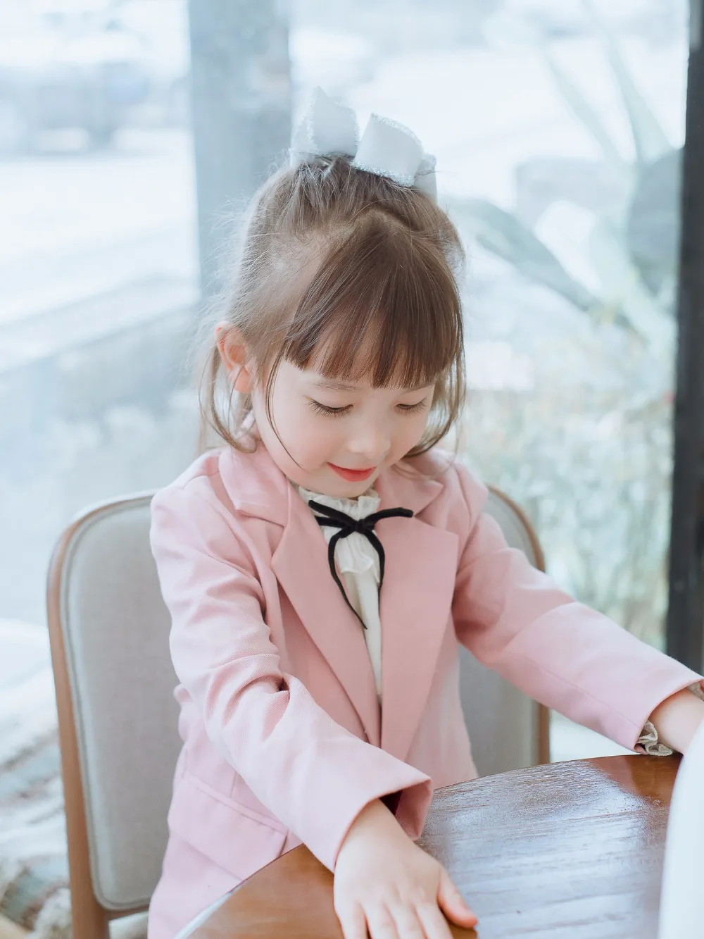 Модный блейзер для девочек, классический винтажный однотонный Блейзер, куртка для От 1 до 9 лет, верхняя одежда для девочек, куртка, Осенняя детская одежда, RT567