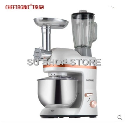 Günstige 220V Multifunktions Elektrische Teig Mixer Eier Beater 5L Elektrischen Mixer Mit Entsafter Grinder Für Wurst Küche Stand Mixer