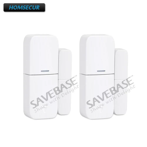 

HOMSECUR 2Pcs C2 Wireless Door Sensor For Home Security Alarm System 433Mhz