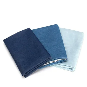 

50*150cm Thin 100% Cotton Blue Jeans Denim Fabric Indigo Denim Fabric for DIY Crafts Dress Clothes Sewing Patchwork Fabric