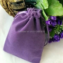 Индивидуальный и оптовый маленький бархатный ювелирный мешочек Бархатный подарок бархатный шнурок мешочек для украшений для аксессуаров Запчасти для ПК