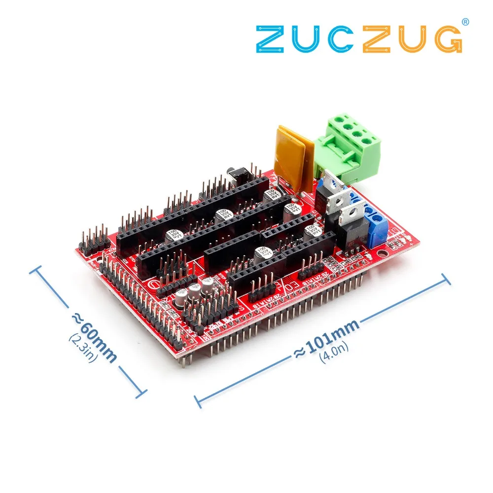 Youe أشرق RAMPS 1.4 لوحة تحكم لوحة جزء اللوحة 3D الطابعات أجزاء درع أحمر أسود الضوابط Ramps1.4 لوحات