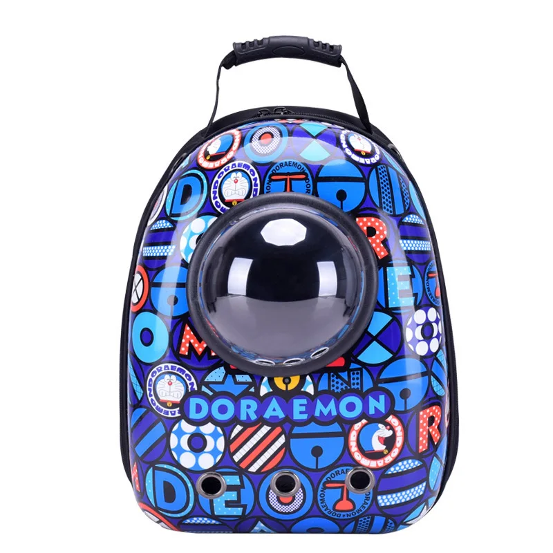 Космонавт кошка щенок рюкзак переноска для собак желтый дышащий Mochila Kitty