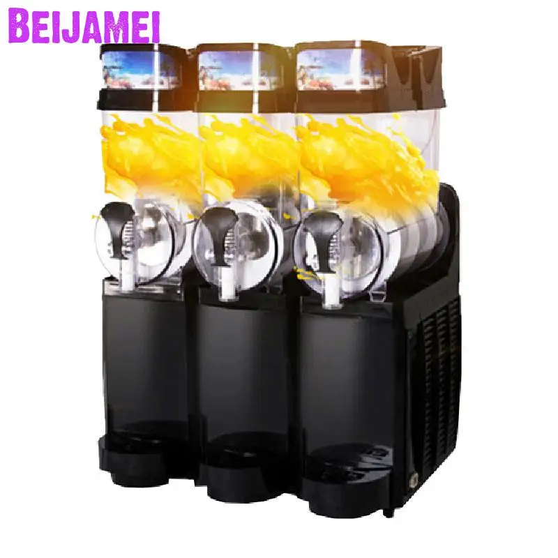 Beijamei Beverage Ice Machines Electric Slush Maker Commercial Snow Melting Snow Slushy Machine