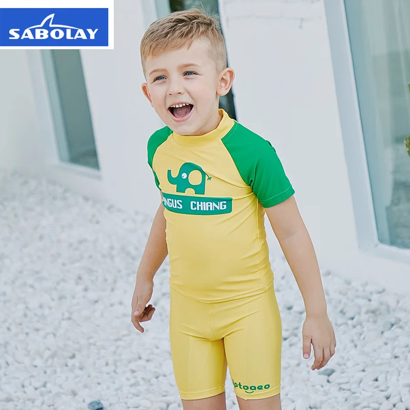 2018 new summer children's swimsuit baby sun protection clothing boy