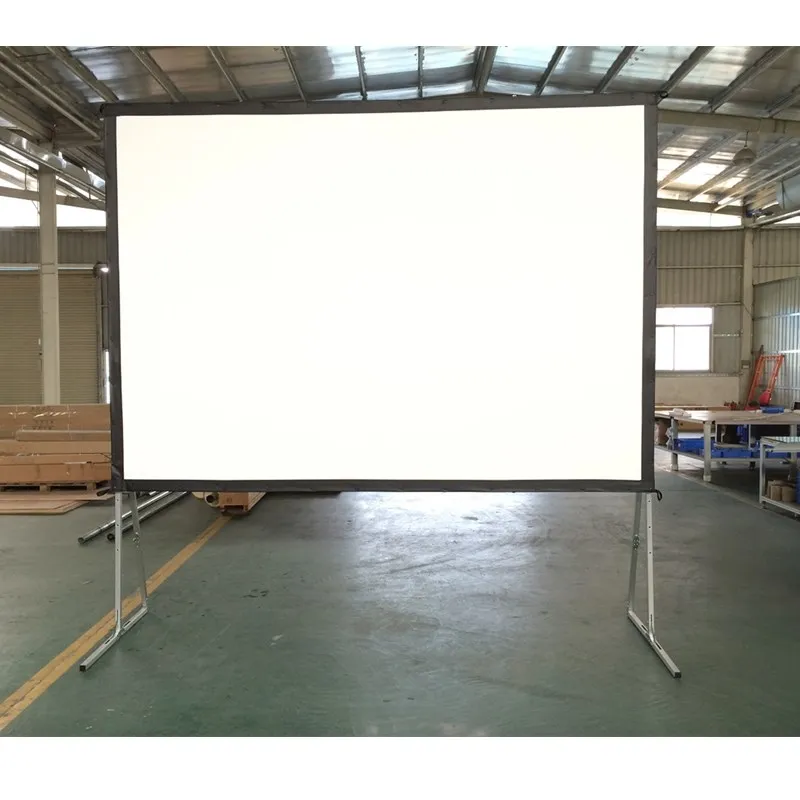 Fast Fold Portable 200" Front Projector Screen 169 HD for Indoor