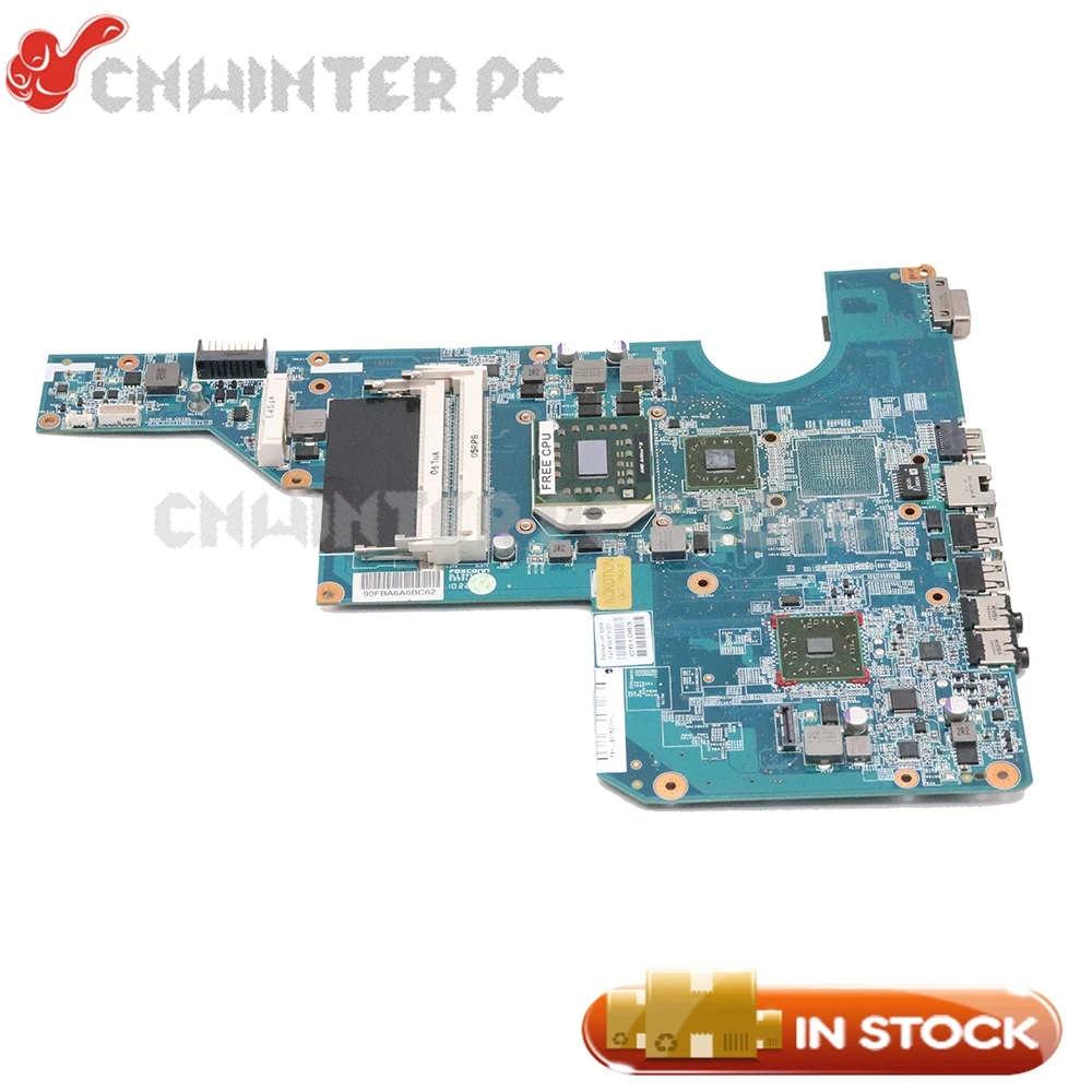 NOKOTION 597674-001 اللوحة الرئيسية ل HP CQ62 G62 اللوحة المحمول المقبس S1 DDR3 شحن وحدة المعالجة المركزية