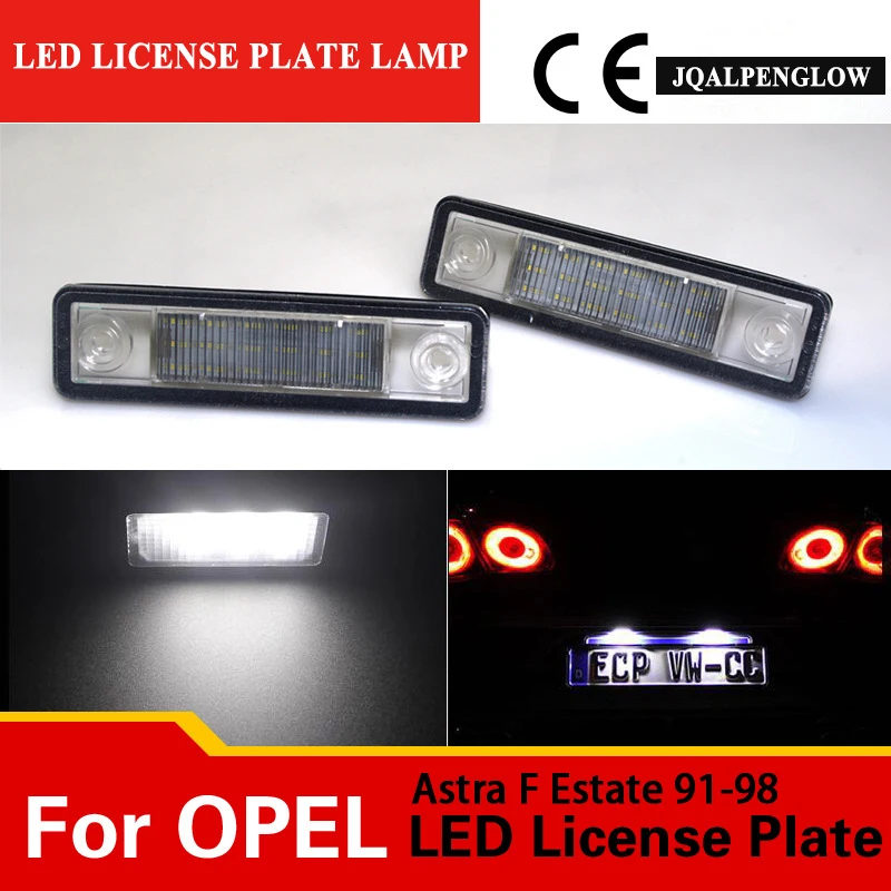 CE Cars Error Free LED License Plate Light Rear Number Licence Plate