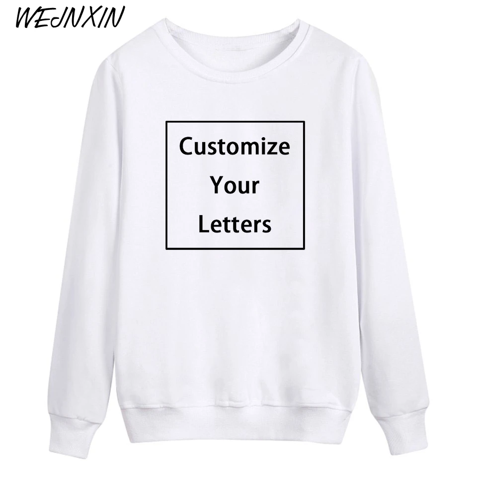 

VAGROVSY DIY Customized Logo Hoodies Unisex Your Own Design Text Photo Print Cotton Pullover Sweatshirt Men Women High Quality