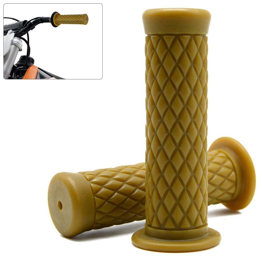 

1 Pair Motorcycle Rubber Hand Grip Bar Handlebar Grips Handle Bar For Triumph Street Scrambler Vespa GTS 300 Piaggio Moto Guzzi