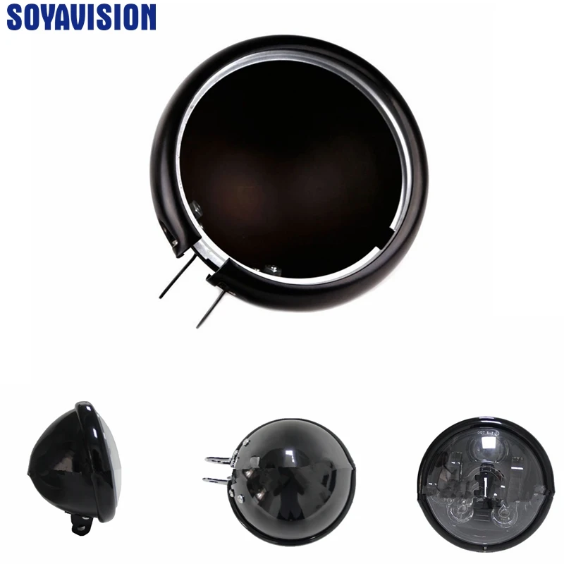 5.75 Inch Daymaker Led Headlight Housing for Harley Davidson FXWG Chopper.5jpg.j5pg
