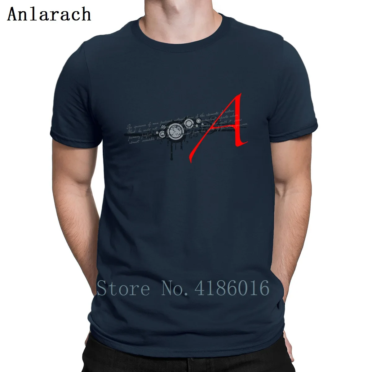 

A Is For Atheist T Shirt Crew Neck Casual Spring Autumn Design Leisure Fit Formal 100% Cotton Shirt