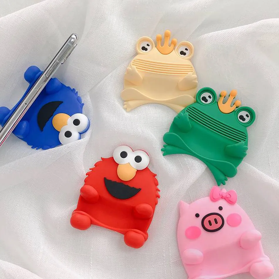 

Universal Cute Cartoon Stand Holder For Mobile Phone/Tablet/eReaders Soft Silicone Phone Stand Holder Lazy Support