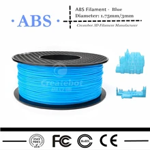 3D Printer ABS Filament 1.75mm/3mm 1000g Consumables Material for RepRap/Makerbot /Ultimaker/Mendel/Creatbot 3D Printer