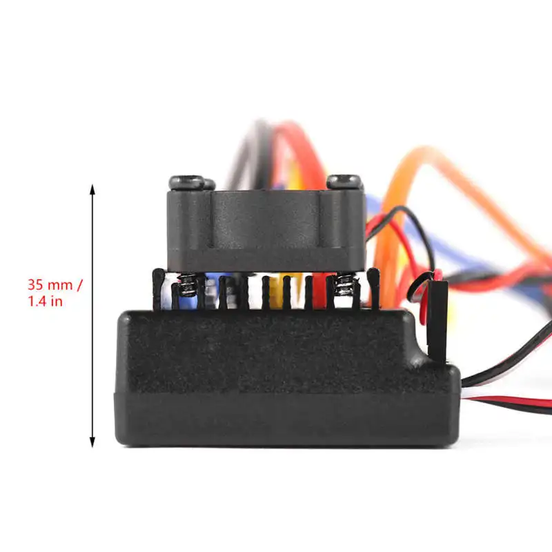 1 шт. Ocday Sense/No Sense бесщеточный двигатель и 60A Esc для 1/10 Rc автомобилей Грузовик внедорожный низкое напряжение отключение защиты Универсальный