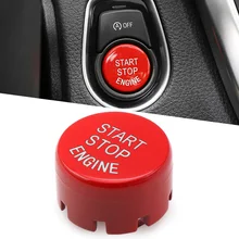 Автомобильный двигатель старт/стоп кнопка красного цвета замена апгрейд авто-Стайлинг для BMW F30 F10 F34 F15 F25 F48 X1 X3 X4 X5 X6