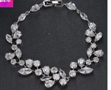 

L1123 Simple Square Bracelet Female Exquisite Platinum Plated Bracelets For Wedding Gift Accessories