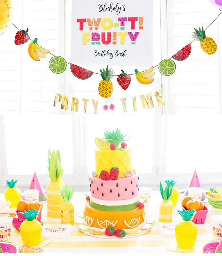 Decorations Pour Fete Tropicale D Ete Fruits Luau Ananas Pasteque Pour La Maison En Plein Air Fournitures Pour Fete Prenatale Hawaienne Aliexpress