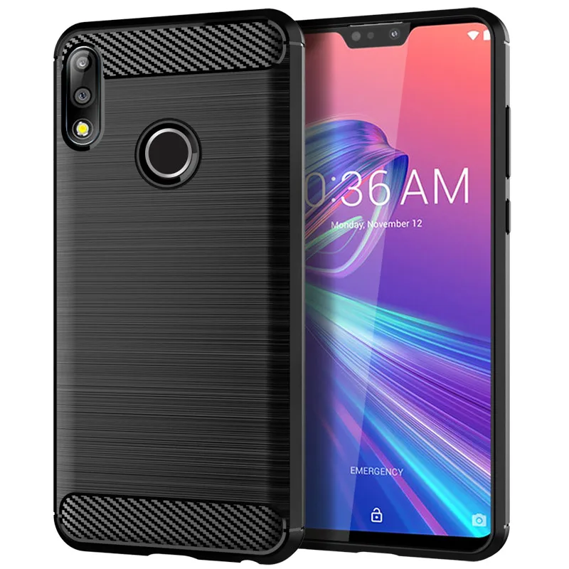 Asus Zenfone Max Pro M2 ZB631KL роскошный защитный чехол Тонкая Броня из углеродного волокна