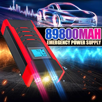 

Multifunction Jump Starter Power Bank 89800mah 12V 2USB 800A Portable Car Battery Booster Petrol Diesel Charger Starting Devices