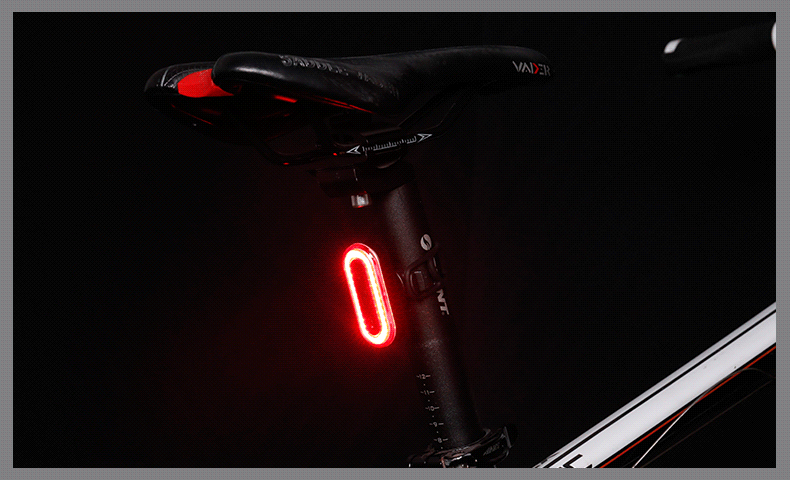 Deemount цикл хвост светильник задняя фара велосипеда USB зарядка Предупреждение фонарь для безопасности овальной формы 30 светодиодный чипы COB до 18hrs во время работы