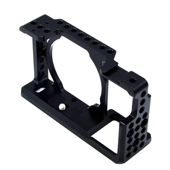 

Video Camera Cage Protective Camera Stabilizers For Sony A6000 A6300 NEX7 ILDC To Mount Microphone Monitor Tripod Light