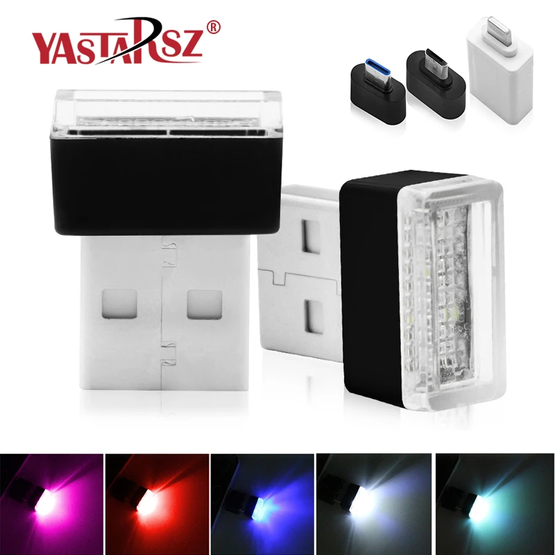 

Car Styling USB LED Atmosphere Lights Decorative Lamp Emergency Lighting Universal PC Portable Plug and Play Car accessories
