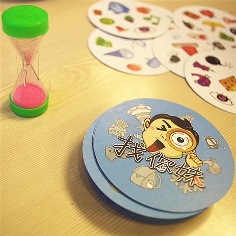 Карточная игра "Let's Spot It", двойная, быстро развивающаяся, смотровая доска для детей, смешная с семейной бумажной игрой-пазлом