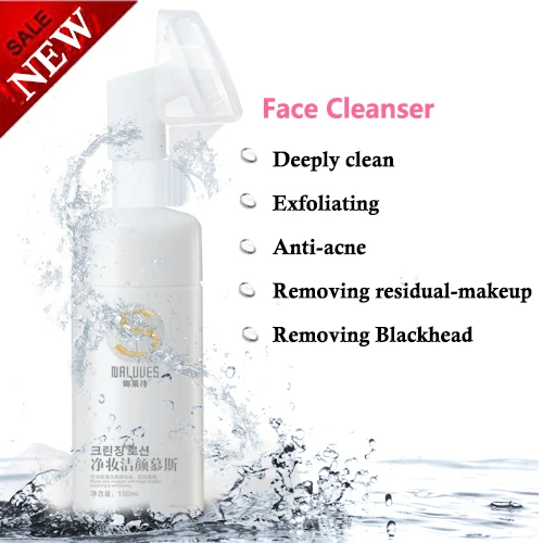 

Face Cleanser Blackhead Remover Acne Treatment Oil-control Deeply Clean Face & Residual-makeup Ageing Horniness Silicone Brush