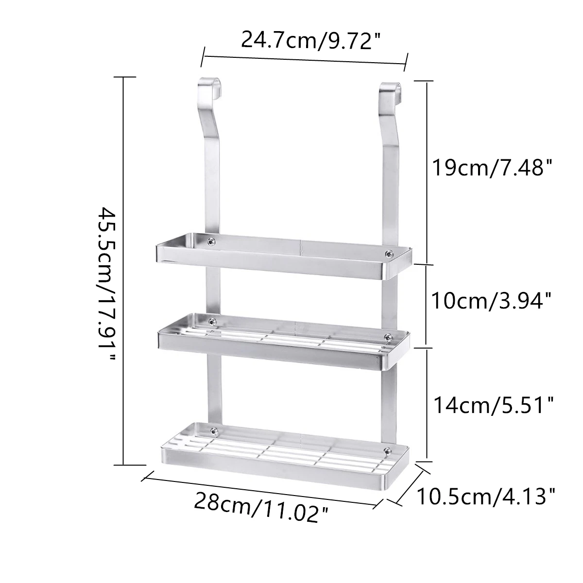 8 Types of Stainless Steel Kitchen Organizer: Multifunctional Dish Drying Rack, Wall Hanging Storage Holder, Tableware Shelf Drainer image 6